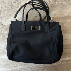 Kate Spade Sam Icon Black Nylon Small Tote Bag